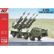 AA MODEL 1:72 S-125 NEVA-SC miss.system on MAZ-543 chassis