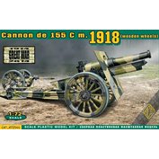 Ace 1:72 Cannon de 155 C m-1918 wooden wheels)