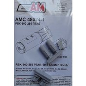 1:48 RBK-500-255 PTAB-10-5 Cluster Bomb (2 pcs.)