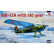 A-model 1:72 Yak-12A with ski gear