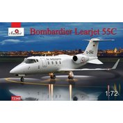 A-model 1:72 Bombardier Learjet 55C