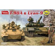 Amusing Hobby 1:35 Russian Main Battle Tank T-90A & Uran-9 (2v1)