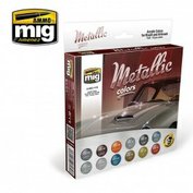 Ammo of Mig Jimenez s.l. Set Metallic Colors