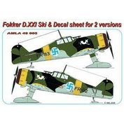 1:48 Fokker D.XXI Skis (+obtisky na 2 verze)