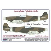 1:32 Supermarine Spitfire Mk.I,II Camouflage Painting Masks scheme "A"