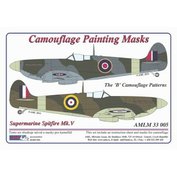1:32 S.Spitfire Mk.Vb - Camouflage painting masks scheme "B"