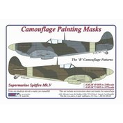 1:48 S.Spitfire Mk.Vb - Camouflage painting masks scheme "B"