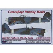 1:72 Hawker Typhoon Mk.IB Early camouflage mask