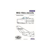 1:72 MiG-15 stencils