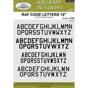 1:72 RAF Code Letters 18" (Letter height: 6,350mm)
