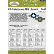 1:72 U.S.Insignias Jan 1947 - Current Part I