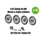 1:35 Zündap KS 600 Wheels and Engine Zylinders