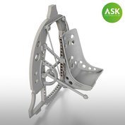 1:48 A6M Bulkhead with Seat in bottom position /EDU