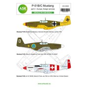 1:48 P-51B/C Mustangs part 2 - Over Europe in foreign services