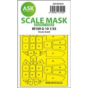 1:35 Messerschmitt Bf 109G-10 double-sided painting mask for Border Model