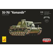 Attack 1:72 SU-76I Komandir Command version (with metal barrel) (Profi)