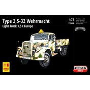 Attack 1:72 Type 2,5-32 Wehrmacht light truck 1,5t Europe (Profi)