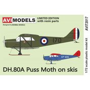Avimodels 1:72 DH.80A Puss Moth on skis