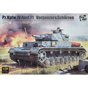 Border Model 1:35 Pz.Kpfw.IV Ausf.F1 (F1 .Vorpanzer & Schürzen) (3in1)