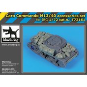 1:72 Caro comando M13/40 accessories set /IBG