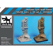 1:35 House ruin wall base (50x50 mm)