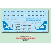 1:144 Embraer ERJ-195 Montenegro Airlines /REV