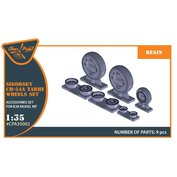 1:35 Sikorsky CH-54A Tarhe Wheels Set /ICM