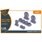 1:48 AMX Ghibli Wheel Set