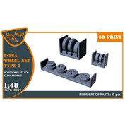 1:48 F-86A wheel set type 2 /CLP