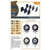 1:72 ZiS-5V wheel set type 2 /CLP