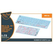 1:72 MiG-23ML, MLD, P, MLAE for grey schemes