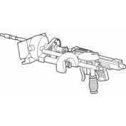 1:35 MG 34 WW II - German tank mounted machine gun