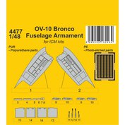 1:48 OV-10 Bronco Fuselage Armament /ICM