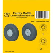 1:48 Fairey Battle Correction Wheels Set /TRM