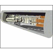 1:72 U-Boot IXC Rear Torpedo Section & Crew bunks /REV