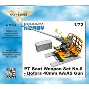 1:72 PT Boat Weapon Set No.6 - Bofors 40mm AA/AS Gun
