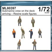 1:72 Submarine crew on deck (8x)