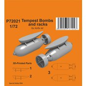 1:72 Tempest Bombs (1000 Lb) and racks /AFX