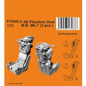 1:72 F-4B Phantom Seat - M.B. Mk.7 (2 pcs.)