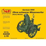 CMK resin armour 1:35 German WWI 25cm schwerer Minenwerfer / Heavy Mortar