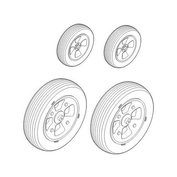 1:72 Canberra PR Mk.9 Wheels set /AFX