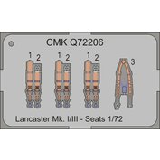 1:72 Lancaster Mk.I/II/III Seats /HSG,AFX