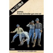 1:72 French Schneider gun crew set