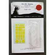 1:48 Ki-51 Sonia Corrected Vacu Canopy & Mask /NICH