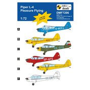 1:72 Piper L-4 ‚Létání pro radost‘ (jeden aršík)