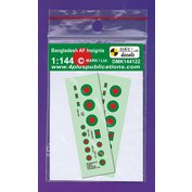 1:144 Bangladéšské výsostné znaky (2 sady)