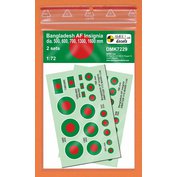 1:72 Bangladéšské výsostné znaky (2 sady)