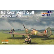 Dora Wings 1:72 Percival Vega Gull - military serv. (4x camo)