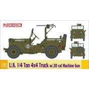 Dragon 1:6 U.S. 1/4 Ton 4x4 Truck w/.30 cal Machine Gun