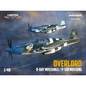 Eduard modely 1:48 Overlord: D-DAY Mustangs  / P-51B Mustang (Dual combo)